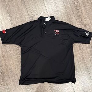 Dale Jarrett 88 Racing Logo Black Polo Shirt